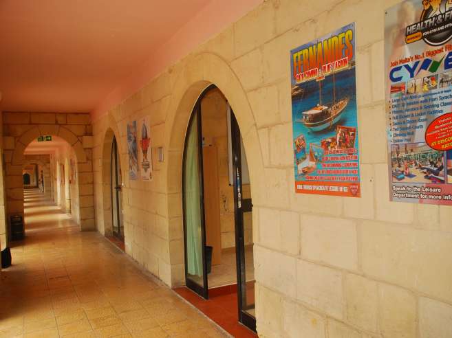 Sprachcaffe Malta Dil Okulu Koridor
